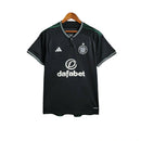 Camisa Celtic II 23/24 - Torcedor Adidas Masculina - Preta com detalhes em cinza e branco