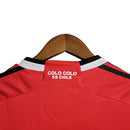 Camisa Colo colo II 23/24 - Feminina Adidas - Vermelha com detalhes em branco e preto