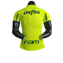 Camisa Palmeiras III 23/24 - Jogador Puma Masculina - Verde limão com patch Campeão Brasileirão 2022