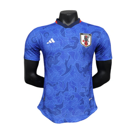Camisa Seleção do Japão Edição Especial 23/24 - Jogador Adidas Masculina - Azul com detalhes em branco