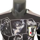 Camisa Seleção do Japão Edição Especial l 23/24 - Jogador Adidas Masculina - Preta com detalhes em branco