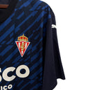 Camisa Sporting de Gijón II 23/24 - Torcedor Puma Masculina - Azul com detalhes em preto