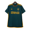 Camisa LA Galaxy II 23/24 - Torcedor Adidas Masculina - Verde com detalhes em vermelho e amarelo