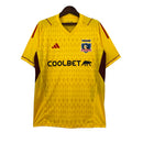 Camisa Colo Colo do Chile Goleiro 23/24 - Torcedor Adidas Masculina - Amarela com detalhes preto
