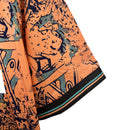 Camisa Cadiz Edição Especial 23/24 - Torcedor Macron masculina - Laranja com detalhes em preto e branco