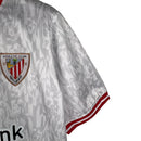 Camisa Athletic Bilbao III 23/24 - Torcedor Castore Masculina - Branca com detalhes em vermelho e preto
