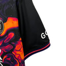 Camisa Paris Saint-Germain Edição especial 23/24 - Torcedor Nike Masculina - Preta com detalhes em roxo e laranja
