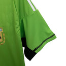 Camisa Seleção da Argentina Goleiro 23/24 - Torcedor Adidas Masculina - Verde com detalhes em branco e dourado