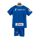 Kit Infantil Al Hilal I 23/24 - Puma - Azul com detalhes em branco