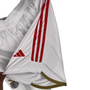Shorts Benfica 23/24 - Masculino Adidas - Branco com detalhes em vermelho