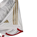 Shorts Arsenal 23/24 - Masculino Adidas - Branco com detalhes em dourado