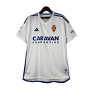 Camisa Zaragoza I 23/24 - Torcedor Adidas Masculina - Branco com detalhes em azul