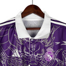 Camisa Real Madrid Edição Especial 23/24 - Torcedor Adidas Masculina - Roxa com detalhes em branco