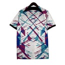Camisa Barcelona Edição Especial 23/24 - Torcedor Nike Masculina - Branca com detalhes em preto e roxo