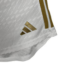 Shorts Lyon 23/24 - Masculino Adidas - Branco com detalhes em dourado
