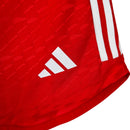 Short Bayern de Munique 23/24 - Masculino Adidas - Vermelho com detalhes em branco