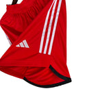 Shorts Universidad do Chile 23/24 - Torcedor Adidas Masculino - Vermelha com detalhes em azul e branco