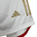 Shorts Arsenal 23/24 - Masculino Adidas - Branco com detalhes em vermelho