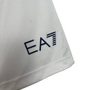 Shorts Napoli 23/24 - Masculino EA7 - Branco com detalhes em preto e azul