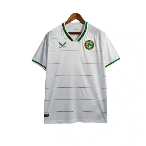 Camisa Seleção Irlanda II 23/24 - Torcedor Castore Masculina - Branca com detalhes em verde e laranja