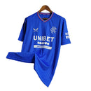 Camisa Rangers I 23/24 - Torcedor Castore Masculina - Azul com detalhes em branco e vermelho