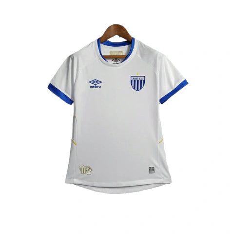 Camisa Avaí II 23/24 - Torcedor Umbro Feminina - Branca com detalhes em azul