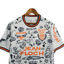 Camisa Lorient Edição Especial 23/24 - Torcedor Umbro Masculina - Branca com detalhes em preto e laranja