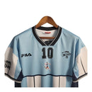 Camisa Retrô Seleção da Argentina 2010 Maradona - Fila Masculina - Azul com detalhes em branco e preto