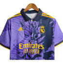 Camisa Real Madrid Edição Especial 23/24 - Torcedor Adidas Masculina - Roxa com detalhes em azul e amarelo