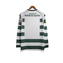 Camisa Retrô Sporting Lisboa I 2001/2003 manga longa - Reebok Masculina - Branca com detalhes em verde