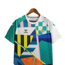 Camisa Real Bétis Edição comemorativa 24/25 - Torcedor Rhumell Masculina - Branca com detalhes coloridos