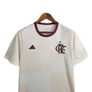 Camisa Flamengo Treino 24/25 - Torcedor Adidas Masculina - Bege