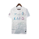 Camisa Al-Nassr III 23/24 - Torcedor Nike Masculina - Branca com detalhes em roxo