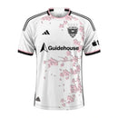 Camisa DC United II 24/25 - Torcedor Adidas Masculina - Branca com detalhes em rosa e preto