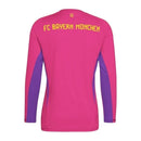 Camisa Bayern de Munique Goleiro II 23/24 manga longa - Torcedor Adidas Masculina - Rosa