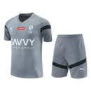 Kit Infantil Al-Hilal Treino 23/24 - Puma - Cinza