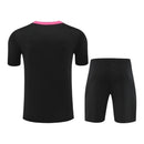 Kit Treino adulto - Camisa e Shorts - Chelsea Nike 24/25 - Preto com detalhes em rosa