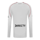 Camisa River Plate I manga longa 24/25 - Torcedor Adidas Masculina - Branca com detalhes em vermelho