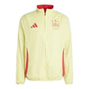 Jaqueta Corta-Vento Seleção Espanha II 24/25 - Masculina Adidas - Amarela com detalhes em vermelho
