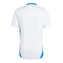 Camisa Seleção Itália Treino 24/25 - Torcedor Adidas Masculina - Branca com detalhes em azul