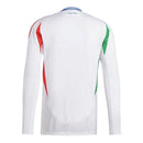 Camisa Seleção Itália II 24/25 manga longa - Torcedor Adidas Masculina - Branca