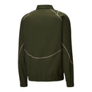 Jaqueta Corta-Vento Manchester City 24/25 - Masculina Puma - Verde com detalhes em rosa