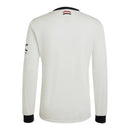 Camisa Manchester United III 24/25 manga longa - Torcedor Adidas Masculina - Branca com detalhes em preto
