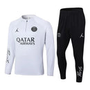 Conjunto Paris Saint Germain 24/25 - Masculino Jordan - Branco e preto