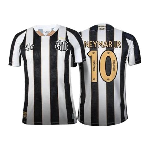 Camisa Santos II 24/25 - Torcedor Umbro Masculina - Branca e preta