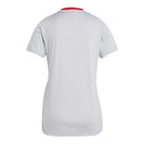 Camisa Internacional Treino 25/26 - Torcedor Adidas Feminina - Branca com detalhes em vermelho