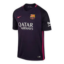 Camisa Retrô Barcelona II 2016/17 - Masculina Nike - Roxa com detalhes em rosa
