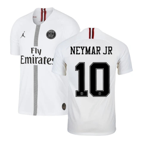 Camisa Retrô Paris Saint-Germain Champions League 2018/19 - Masculina Jordan - Branca