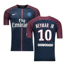 Camisa Retrô Paris Saint-Germain I 2017/18 - Masculina Nike - Azul com detalhes em roxo