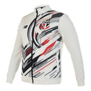 Jaqueta Corta-Vento São Paulo Pré-jogo 25/26 - Masculina New Balance - Branca com detalhes em preto e vermelho